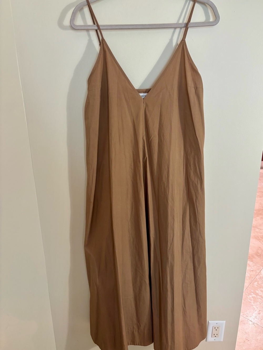 Babaton by Aritizia Nouvelle Cotton Poplin A-line Maxi Dress Small
